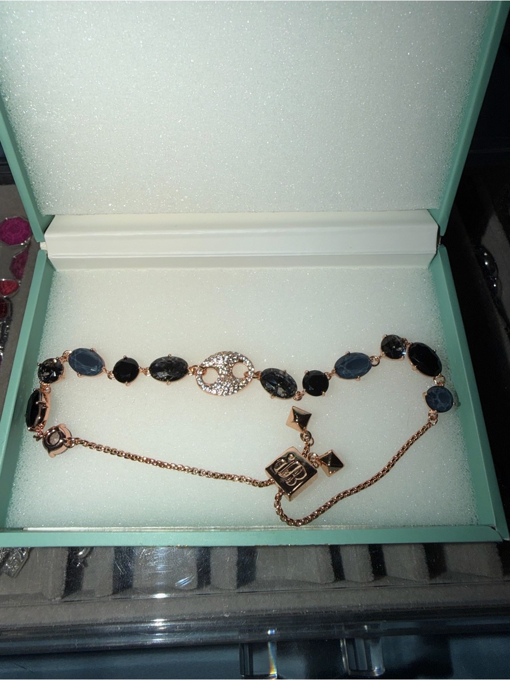 Jewel Candy: Luxe Licorice on Rose Gold